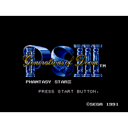 Phantasy Star III - Generations of Doom | Phantasy Star III - Toki no Keishousha